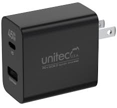 CARGADOR TIPO C PUERTO USBTIPO C 45W UNITEC